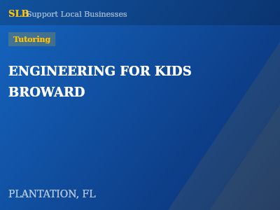 ENGINEERING FOR KIDS BROWARD — Tutoring in PLANTATION, FL