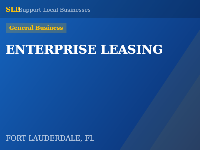 ENTERPRISE LEASING — General Business in FORT LAUDERDALE, FL