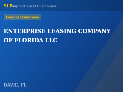 ENTERPRISE LEASING COMPANY OF FLORIDA LLC — General Business in DAVIE, FL
