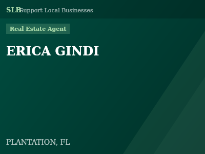 ERICA GINDI — Real Estate Agent in PLANTATION, FL