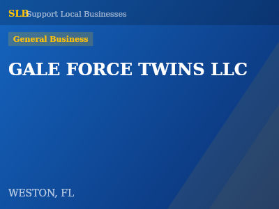 GALE FORCE TWINS LLC — General Business in WESTON, FL