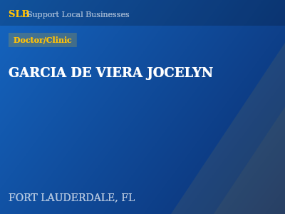 GARCIA DE VIERA JOCELYN — Doctor/Clinic in FORT LAUDERDALE, FL