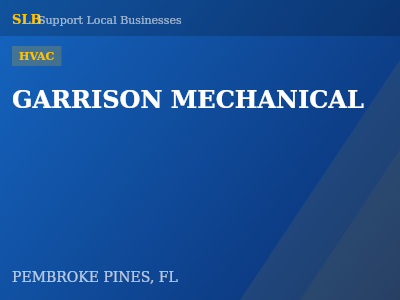 GARRISON MECHANICAL — HVAC in PEMBROKE PINES, FL