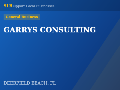GARRYS CONSULTING — General Business in DEERFIELD BEACH, FL