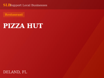 PIZZA HUT — Restaurant in DELAND, FL