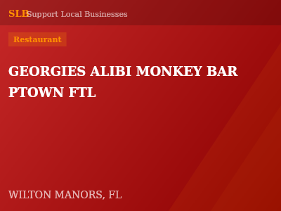 GEORGIES ALIBI MONKEY BAR PTOWN FTL — Restaurant in WILTON MANORS, FL