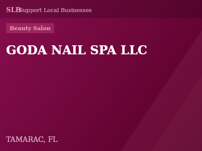 GODA NAIL SPA LLC — Beauty Salon in TAMARAC, FL