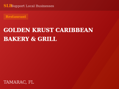 GOLDEN KRUST CARIBBEAN BAKERY & GRILL — Restaurant in TAMARAC, FL