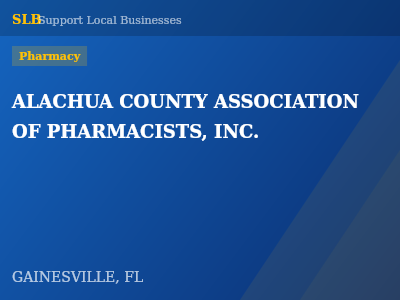 ALACHUA COUNTY ASSOCIATION OF PHARMACISTS, INC. — Pharmacy in GAINESVILLE, FL