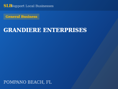 GRANDIERE ENTERPRISES — General Business in POMPANO BEACH, FL