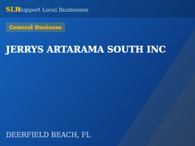 JERRYS ARTARAMA SOUTH INC — General Business in DEERFIELD BEACH, FL