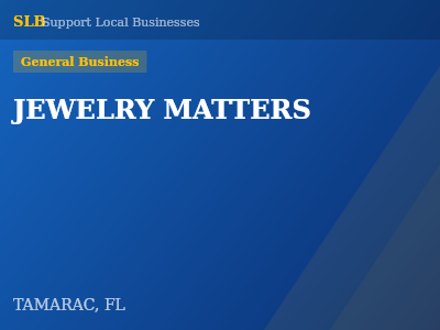 JEWELRY MATTERS — General Business in TAMARAC, FL