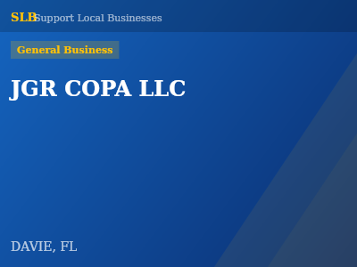 JGR COPA LLC — General Business in DAVIE, FL