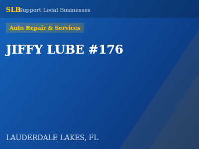 JIFFY LUBE #176 — Auto Repair & Services in LAUDERDALE LAKES, FL