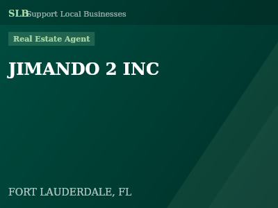 JIMANDO 2 INC — Real Estate Agent in FORT LAUDERDALE, FL