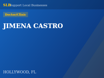 JIMENA CASTRO — Doctor/Clinic in HOLLYWOOD, FL