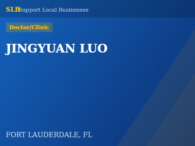 JINGYUAN LUO — Doctor/Clinic in FORT LAUDERDALE, FL