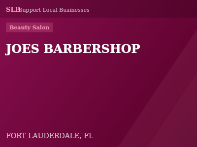 JOES BARBERSHOP — Beauty Salon in FORT LAUDERDALE, FL