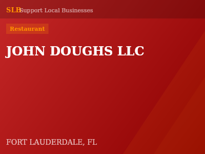 JOHN DOUGHS LLC — Restaurant in FORT LAUDERDALE, FL