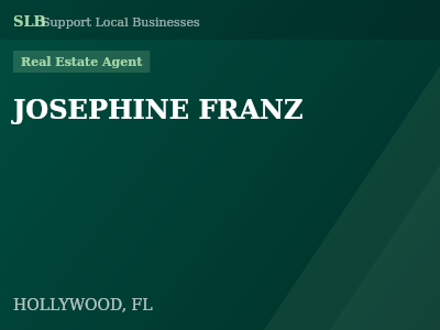 JOSEPHINE FRANZ — Real Estate Agent in HOLLYWOOD, FL