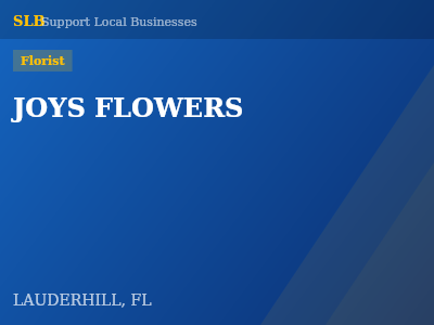 JOYS FLOWERS — Florist in LAUDERHILL, FL