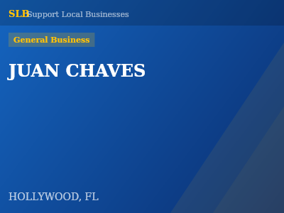 JUAN CHAVES — General Business in HOLLYWOOD, FL