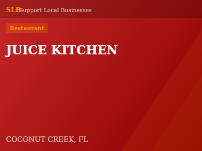 JUICE KITCHEN — Restaurant in COCONUT CREEK, FL