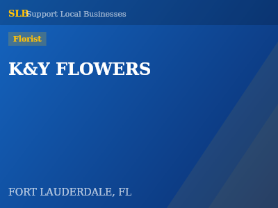 K&Y FLOWERS — Florist in FORT LAUDERDALE, FL