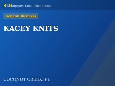 KACEY KNITS — General Business in COCONUT CREEK, FL