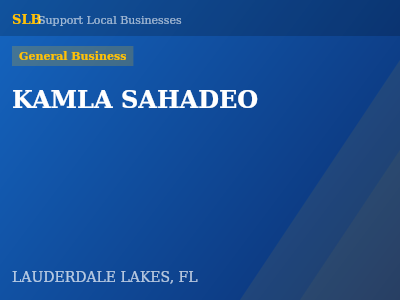 KAMLA SAHADEO — General Business in LAUDERDALE LAKES, FL