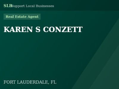 KAREN S CONZETT — Real Estate Agent in FORT LAUDERDALE, FL
