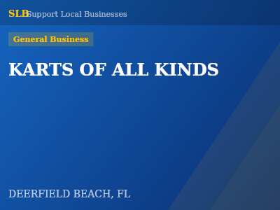 KARTS OF ALL KINDS — General Business in DEERFIELD BEACH, FL