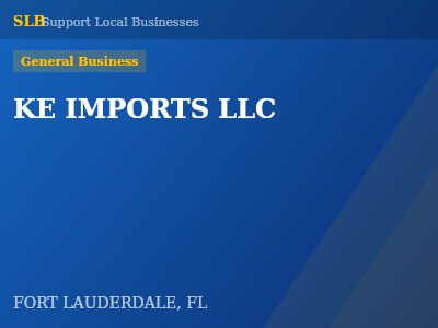 KE IMPORTS LLC — General Business in FORT LAUDERDALE, FL