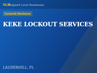 KEKE LOCKOUT SERVICES — General Business in LAUDERHILL, FL