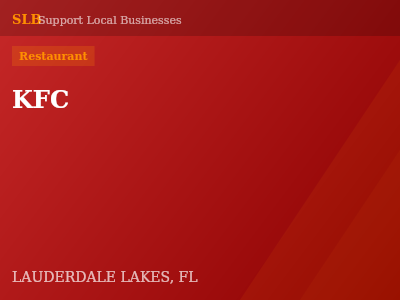 KFC — Restaurant in LAUDERDALE LAKES, FL