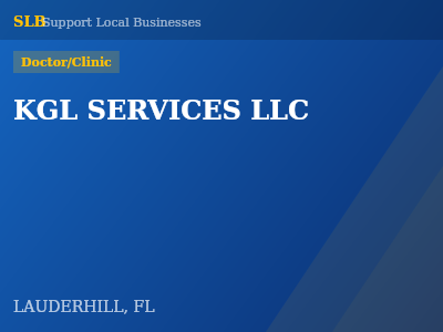 KGL SERVICES LLC — Doctor/Clinic in LAUDERHILL, FL