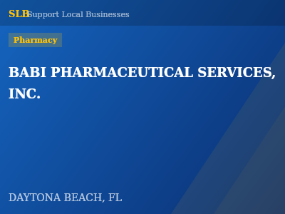 BABI PHARMACEUTICAL SERVICES, INC. — Pharmacy in DAYTONA BEACH, FL