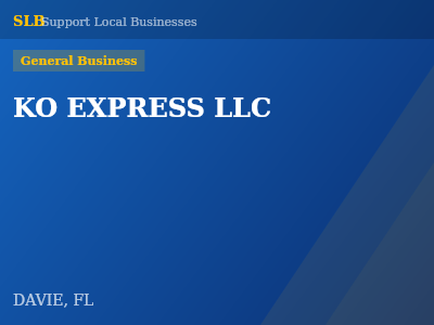 KO EXPRESS LLC — General Business in DAVIE, FL
