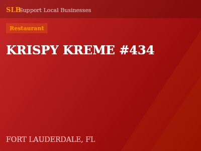 KRISPY KREME #434 — Restaurant in FORT LAUDERDALE, FL