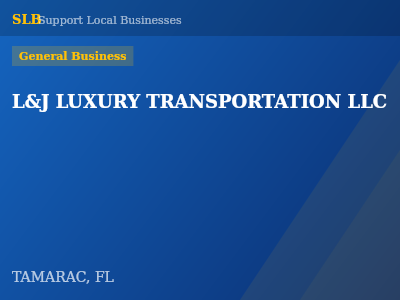 L&J LUXURY TRANSPORTATION LLC — General Business in TAMARAC, FL