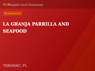 LA GRANJA PARRILLA AND SEAFOOD — Restaurant in TAMARAC, FL