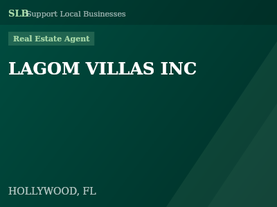LAGOM VILLAS INC — Real Estate Agent in HOLLYWOOD, FL
