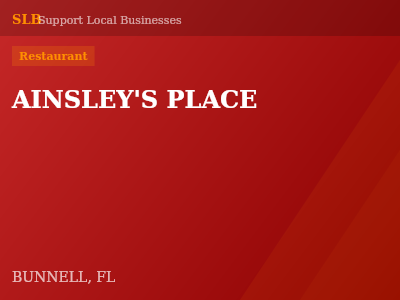 AINSLEY'S PLACE — Restaurant in BUNNELL, FL