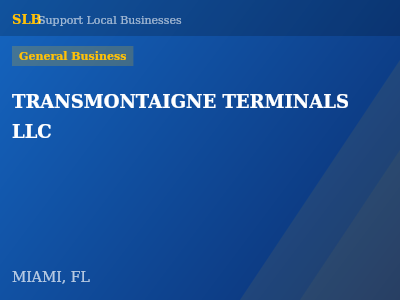 TRANSMONTAIGNE TERMINALS LLC — General Business in MIAMI, FL