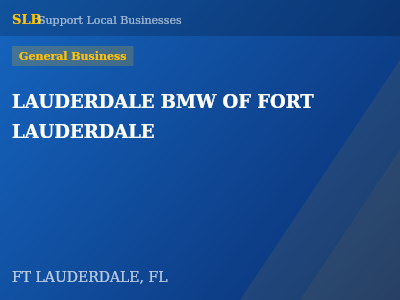 LAUDERDALE BMW OF FORT LAUDERDALE — General Business in FT LAUDERDALE, FL