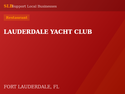 LAUDERDALE YACHT CLUB — Restaurant in FORT LAUDERDALE, FL