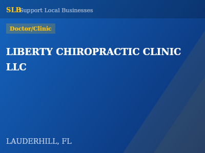 LIBERTY CHIROPRACTIC CLINIC LLC — Doctor/Clinic in LAUDERHILL, FL