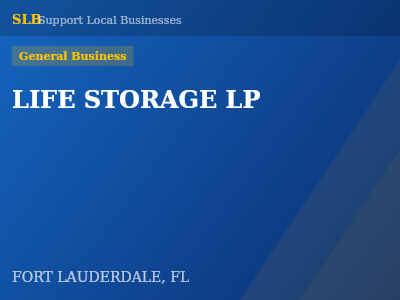 LIFE STORAGE LP — General Business in FORT LAUDERDALE, FL