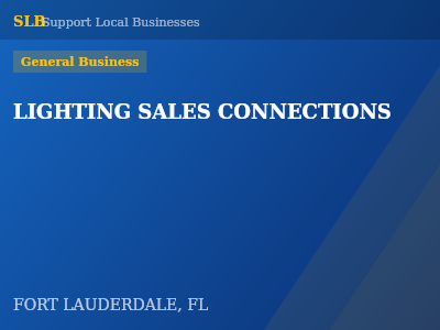 LIGHTING SALES CONNECTIONS — General Business in FORT LAUDERDALE, FL