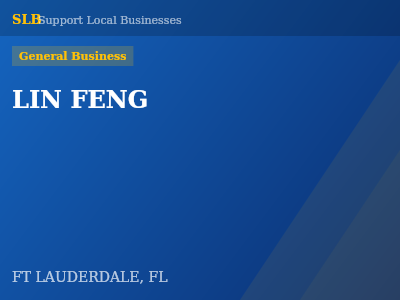 LIN FENG — General Business in FT LAUDERDALE, FL
